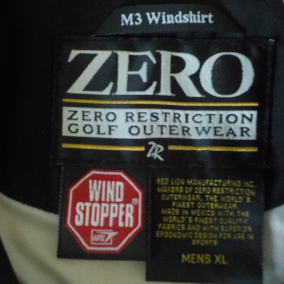 ZERO Golf Tan Wind Stopper Jacket - Picture 11 of 11